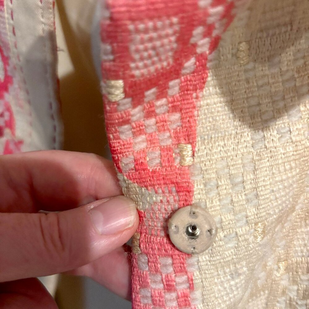 Elie Tahari Early Winter/Early Spring Pink Paisley Coat - Picture 3 of 6